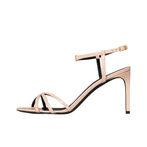 CELINE Soir One Ремень Сандалии 8,5 см Женские Розовые