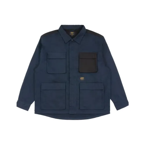 Carhartt WIP Blue Men's Shirts Кархарт WIP Синий Мужские Рубашки