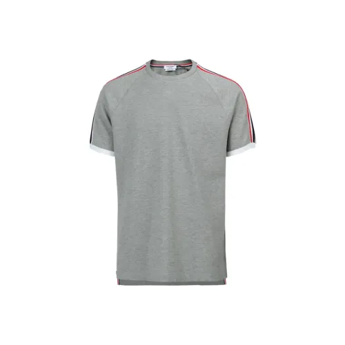 THOM BROWNE Серый Мужской T-Рубашки