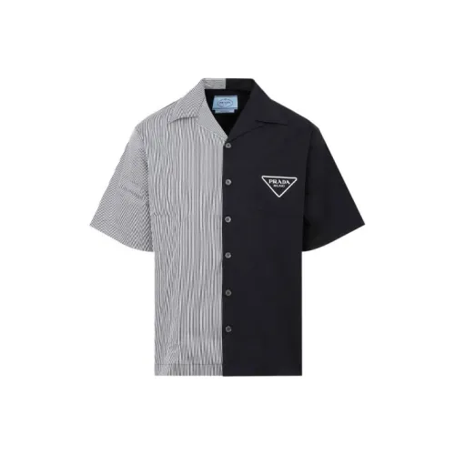 PRADA Мужские Черные Рубашки