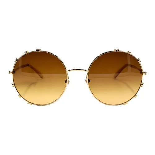 Swarovski Alloy Round Sunglasses Women's