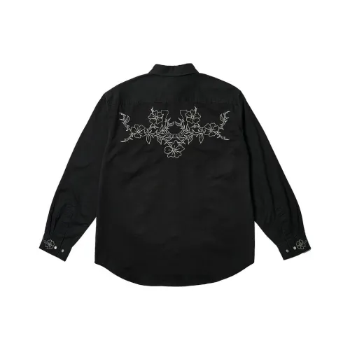 PALACE SS24 FLEXUS Рубашка Черная Унисекс Черная