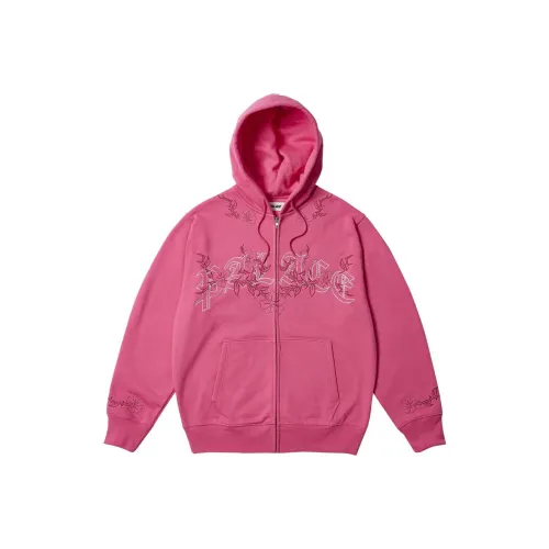 PALACE SS24 FLEXUS ZIP Hoodie Свитшот Унисекс Фрукт Розовый