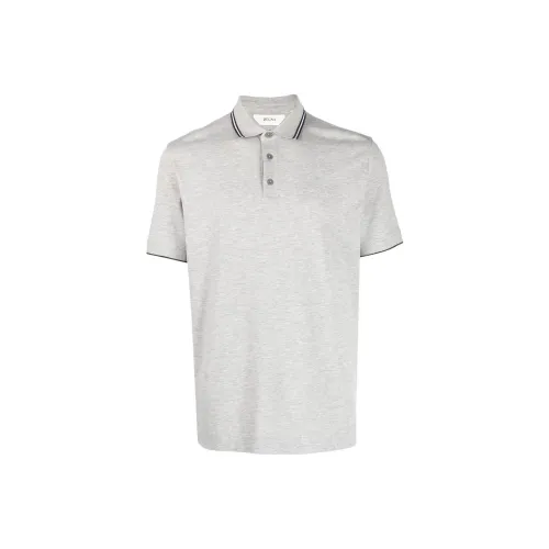Ermenegildo Zegna Gray Men's Polo