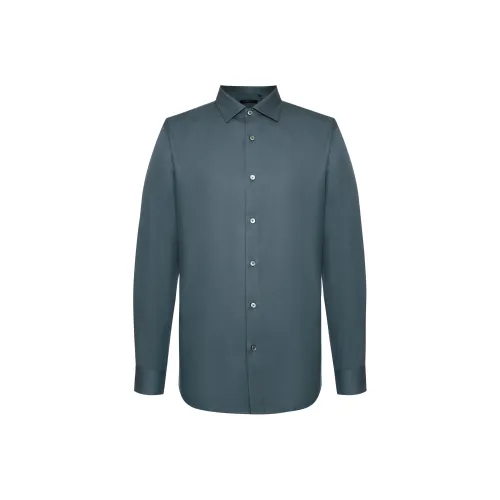 Satchi Рубашка Мужская Павлин Синий