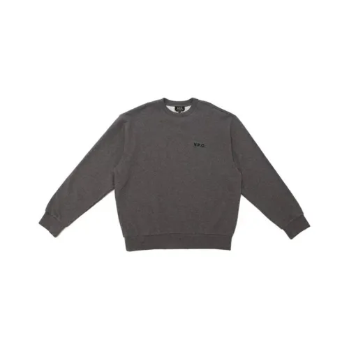 A.P.C. Joint Paragraph Серый Мужской Свитшот