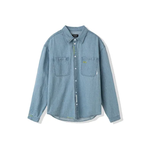 XXXTRENTA Павлине-синий Унисекс Рубашки