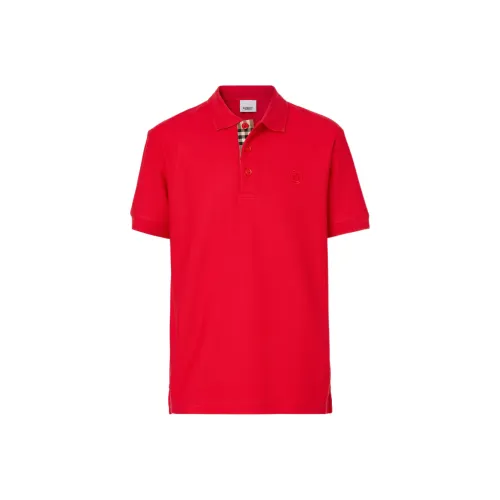 Burberry SS22 Поло Мужское Красное