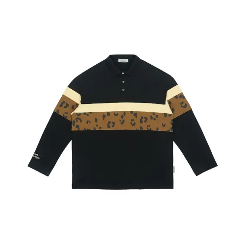 EMPTY REFERENCE Черное унисекс-поло