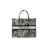 Чёрный жаккард экрю