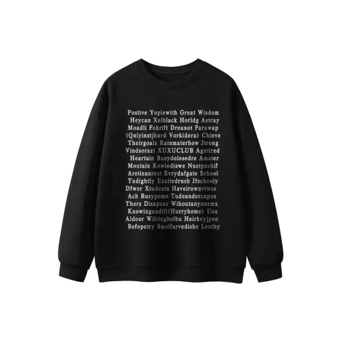Xvxv Унисекс Свитшоты