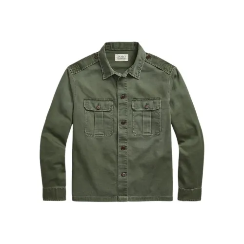 Polo Ralph Lauren SS22 Рубашка Мужская Зеленая