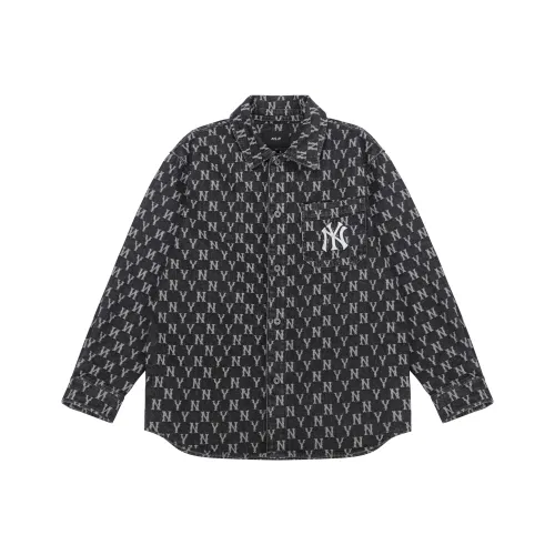 MLB Base Logo New York Yankees Рубашка Unisex Темно-серый