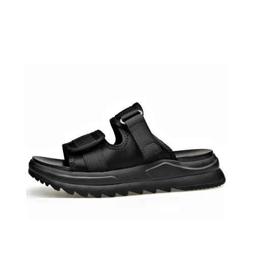 LUOMAIKE Резиновая подошва устойчивая к истиранию слипоны мужские черные