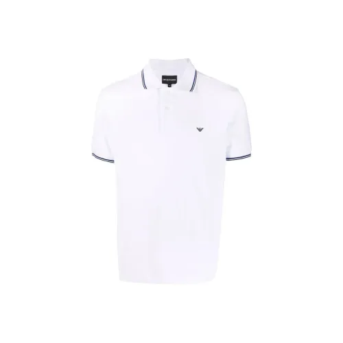 EMPORIO ARMANI Белая Мужская Рубашка Поло