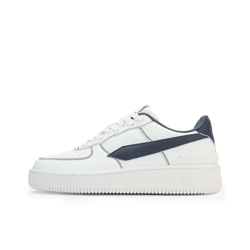 GLO BULL Скейтборд Кроссовки Низкие Белые и Синие Нить Унисекс