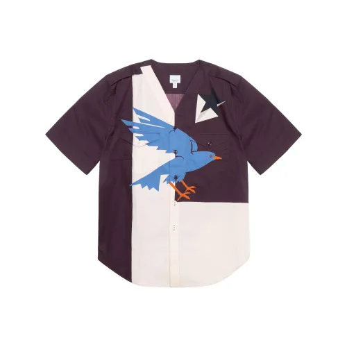 Burberry Red Men's Shirts Бургони Мужские Рубашки