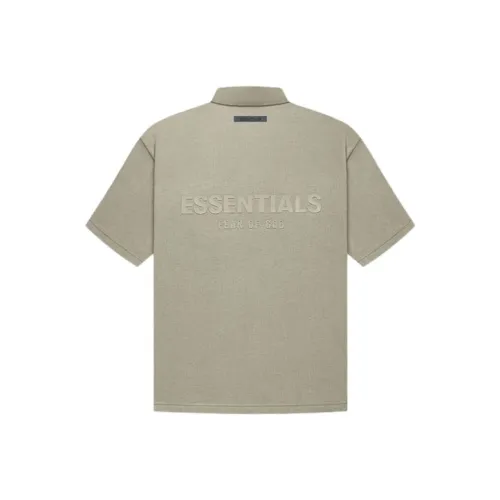 Fear of God Essentials FW21 Фисташковый зеленый Унисекс Поло