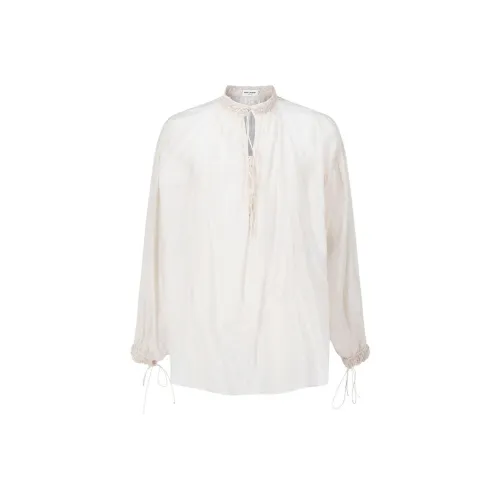 SAINT LAURENT Белые Мужские Рубашки