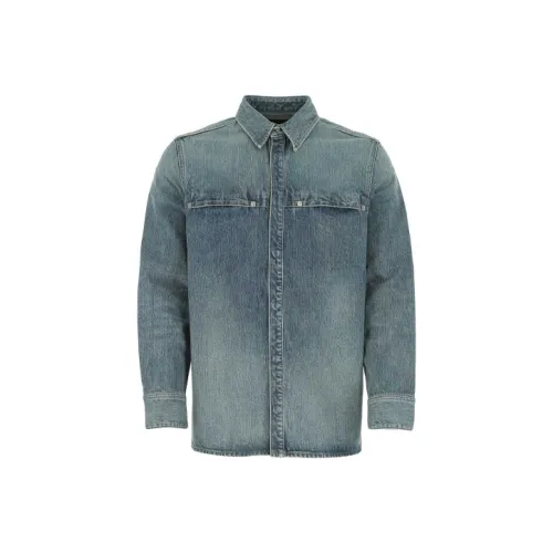 GIVENCHY Мужские Синие Рубашки