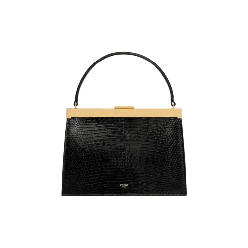 CELINE Lambskin Bag Small Women's Black