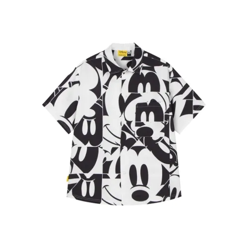 TBSM TROUBLESMILE Черный/Белый Унисекс Рубашки