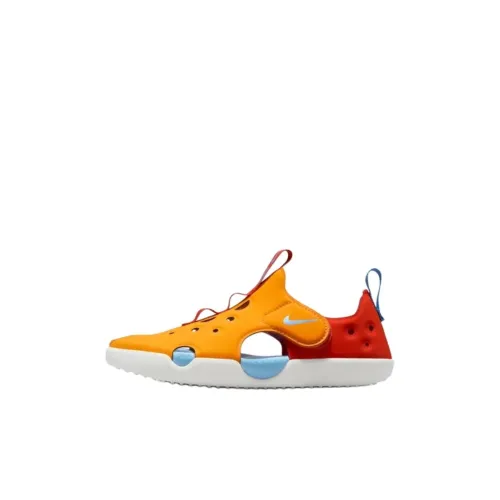 Nike Sunray Protect 4 Детские сандалии Низкий Топ Оранжевый Peel/Picante Красный/Университетский Синий Для дошкольников