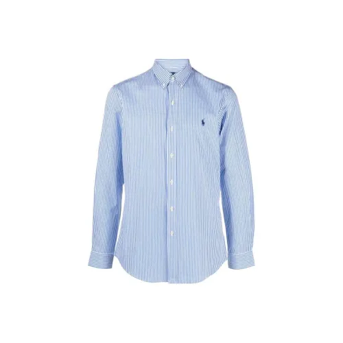 Polo Ralph Lauren Рубашка Мужская Светло-Синяя