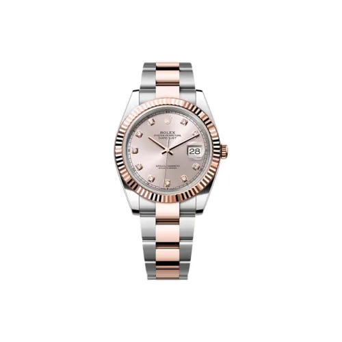 ROLEX Автоматический Механический Механизм Мужские Часы Log Series 41 мм Золото