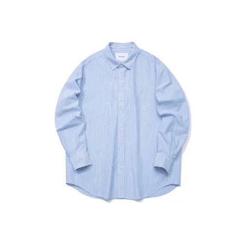 COVERNAT Синие Унисекс Рубашки