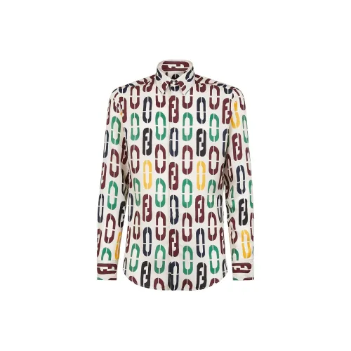 Fendi Белые Мужские Рубашки