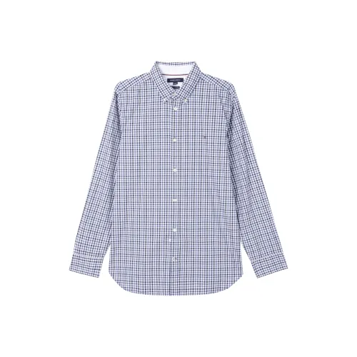 Tommy Hilfiger Мужские рубашки синего и черного цвета