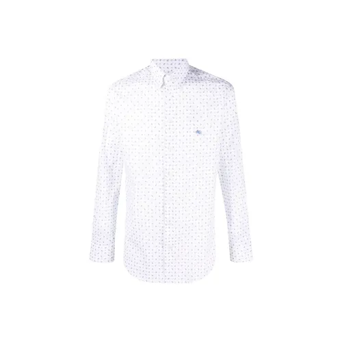 ETRO Белые Мужские Рубашки
