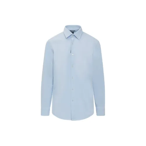 Hugo Boss Мужские Синие Рубашки