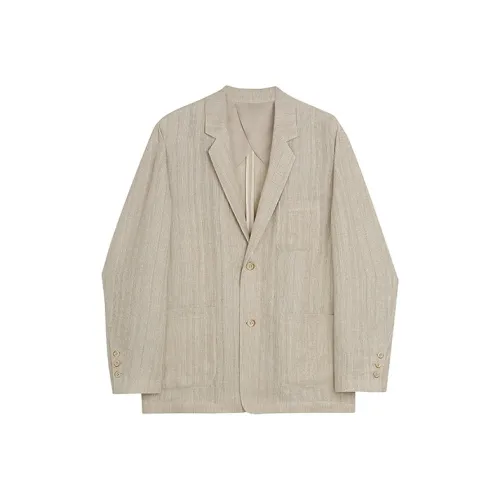 Osens Бизнес-костюм Мужской льняная ткань полосы