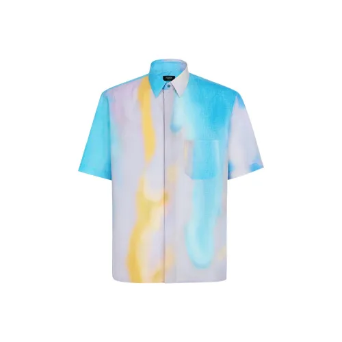 FENDI SS22 Рубашка Мужская Многоцветная