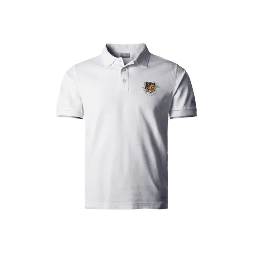 Мужское поло Columbia co-brand белое