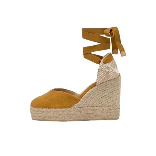 Castañer Chiara Клиновидный каблук Высокие каблуки Женские Коричневый