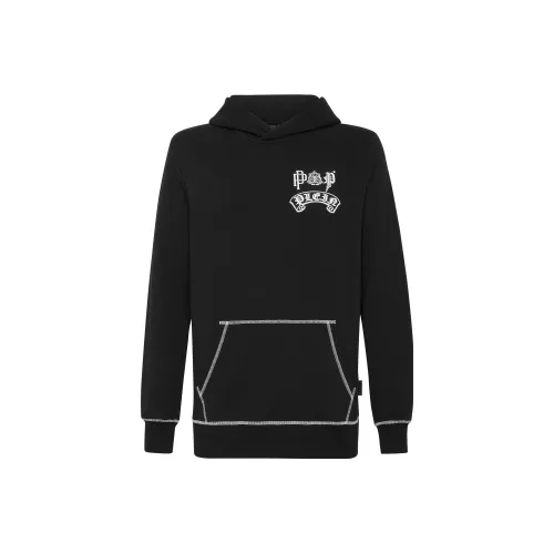 PHILIPP PLEIN Мужские черные свитшоты