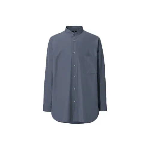 UNIQLO FW20 Jil Sander Collaboration Series Рубашка Мужская Небесно-Серый