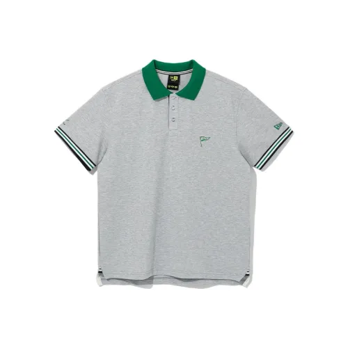 New Era Gray Men's Polo