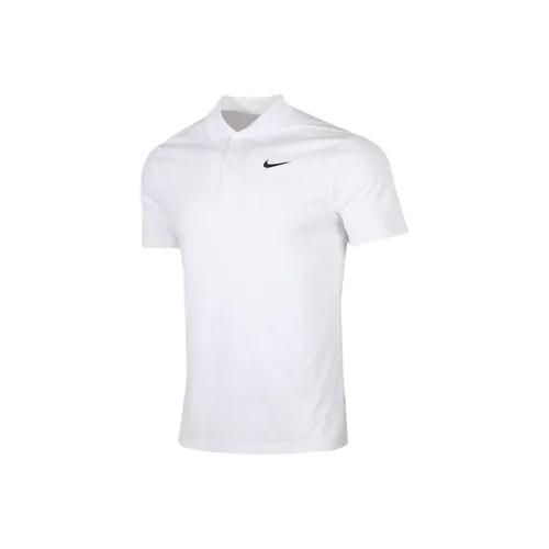 Мужское поло Nike Dri Fit белое