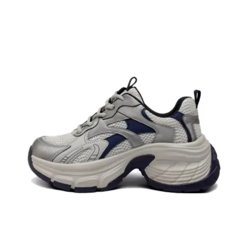 JESSICA SOPHIA визуально увеличивает рост Низкий топ Толстая подошва Женские кроссовки