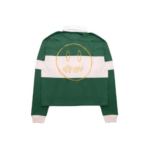 Drew House Smiley Collection Лесной зеленый Унисекс Поло