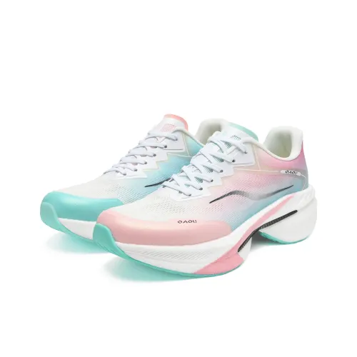 OAOU Низкий топ для бега унисекс несовпадающий кораллово-розовый