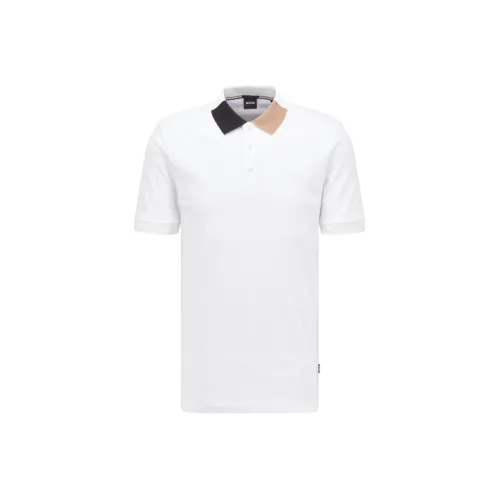 Hugo Boss Белая Мужская Поло