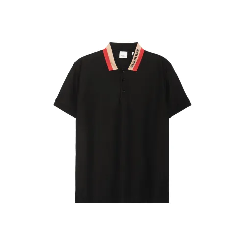 Burberry Поло Мужское Черное