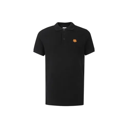 KENZO Classic Tiger Head Черная Мужская Поло