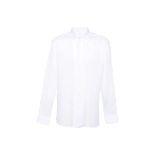 Brioni Белые Мужские Рубашки