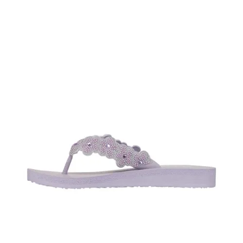 Skechers Meditation Slip-Resistant Шлепанцы Женские Фиолетовые